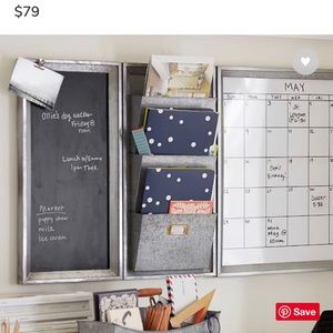 Pottery Barn Galvanized Letter Bin